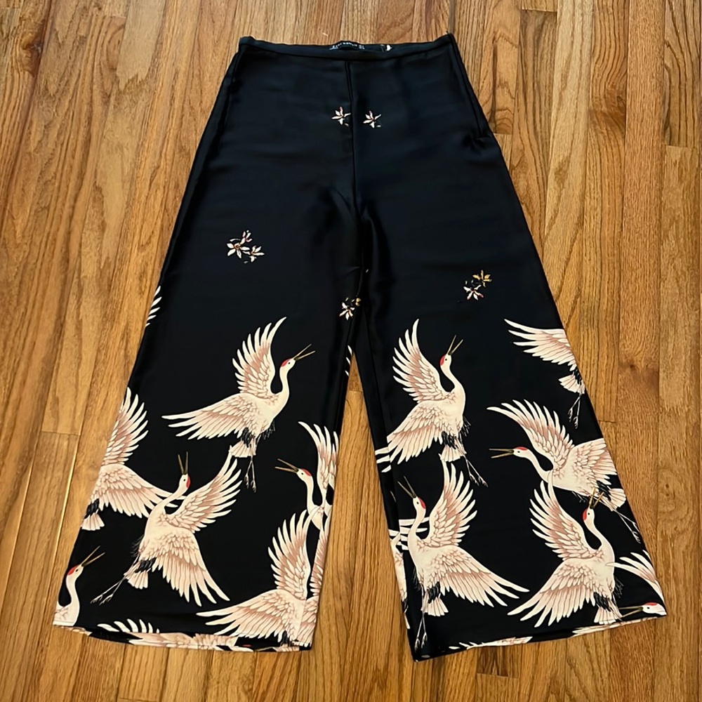 Zara crane culottes